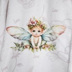 Детски халат Angel DF печат с качулка XL